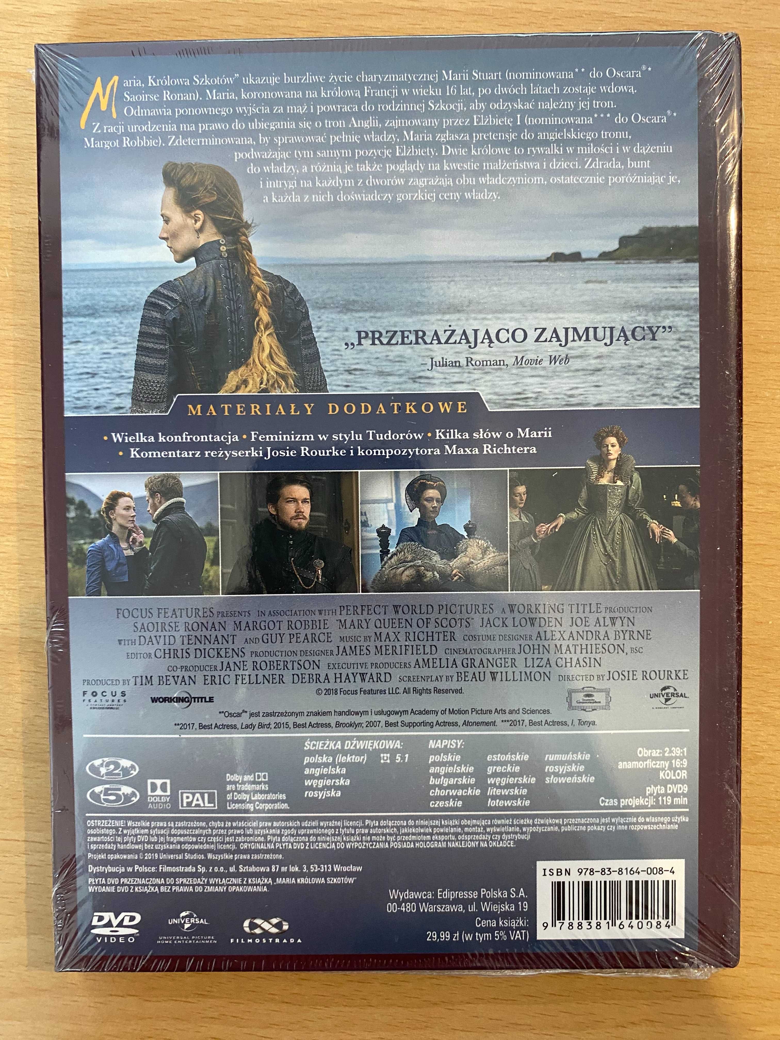 Film DVD pt. " Maria, Królowa Szkotów"