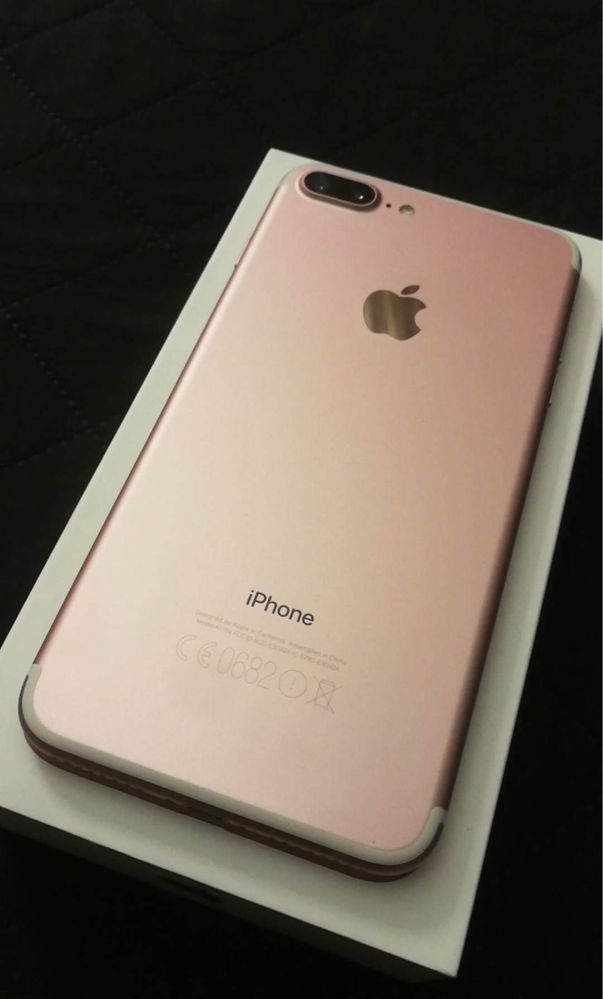 iPhone 7 plus 32 gb rose gold bateria 100%