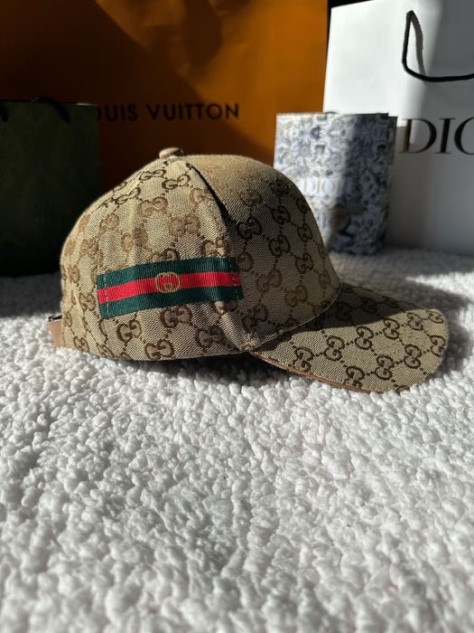 Czapka z daszkiem Gucci monogram Logo nowa