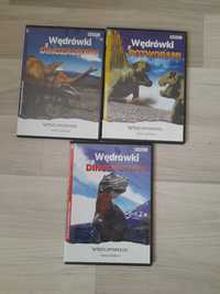 Wędrówki z dinozaurami dvd 3 części nowe
