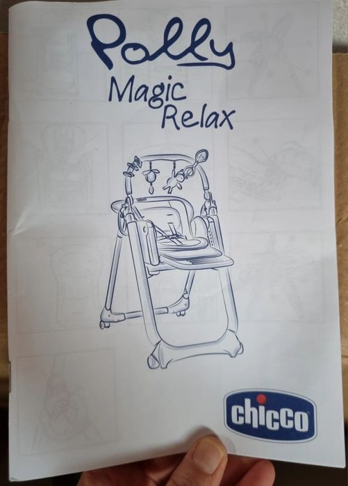 Cadeira de refeição 3 em 1 - Magic Polly Relax da chicco