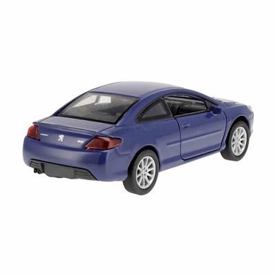 Autko model 1:34 Peugeot Coupe 407 niebieski