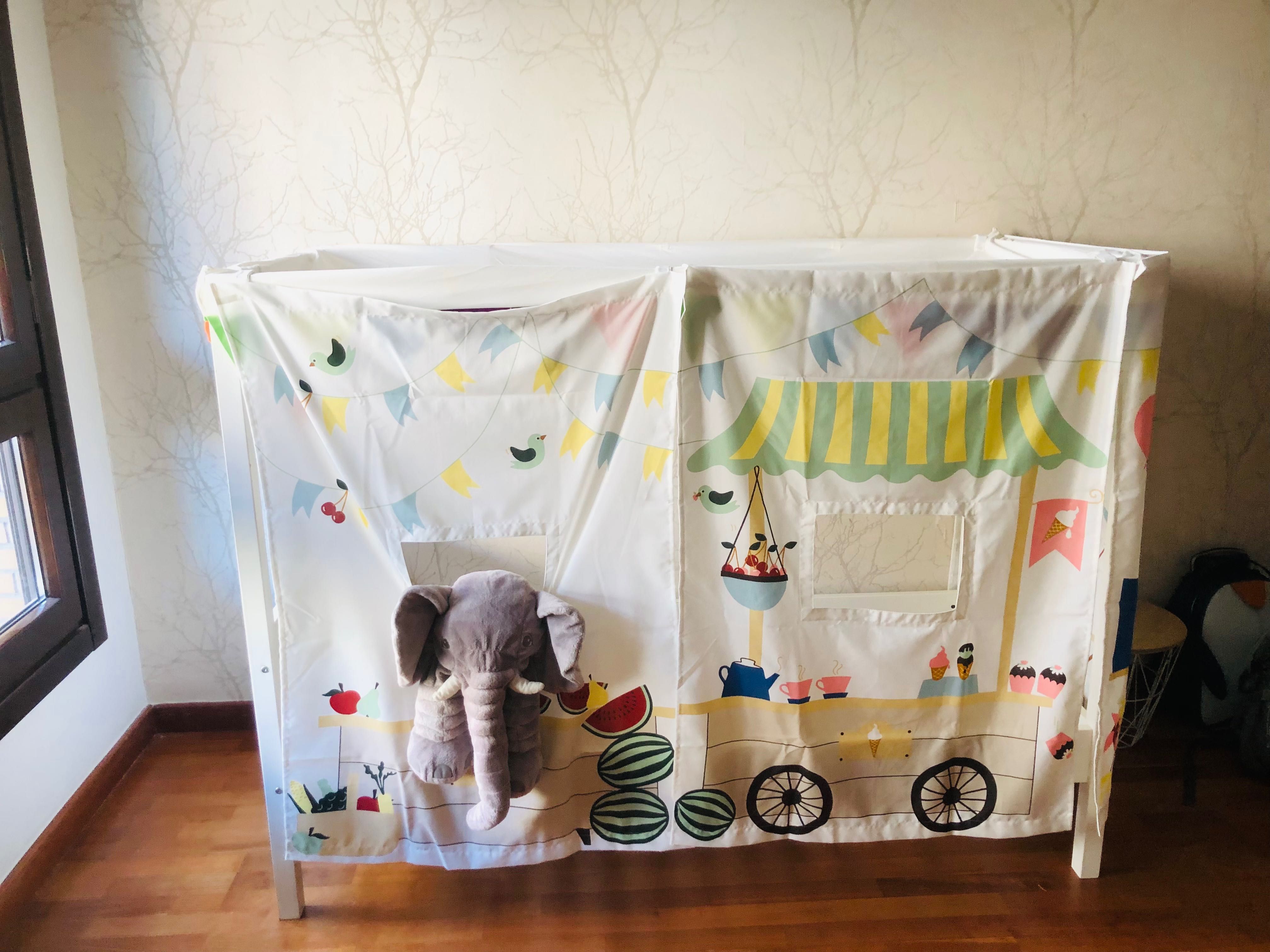 Cama de criança / casa / com colchão