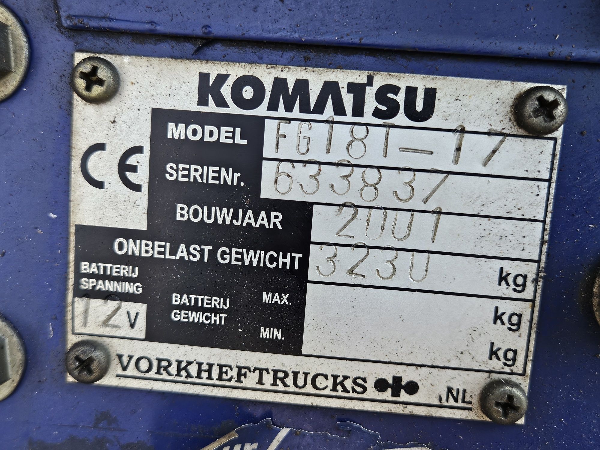 Wózek widłowy Komatsu FG18T