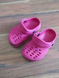 Chodaki dla dziewczynki różowe 23 klapki buciki sandały