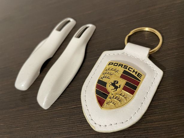 Brelok PORECHE biały + obudowa klucza Porsche Panamera