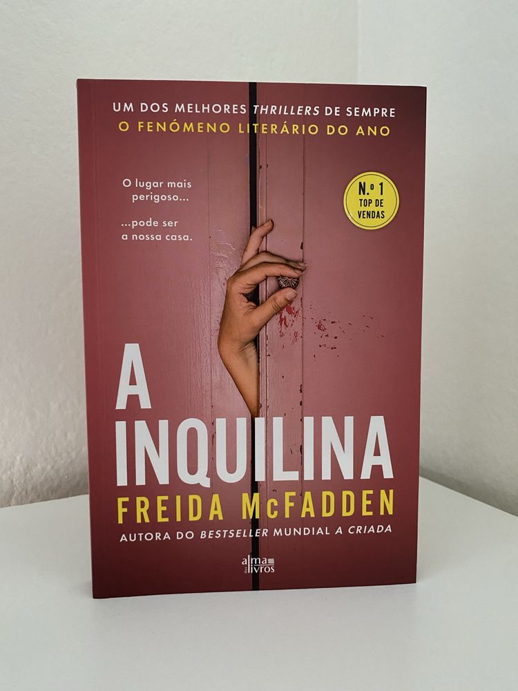 Livro “A Inquilina” de Freida McFadden