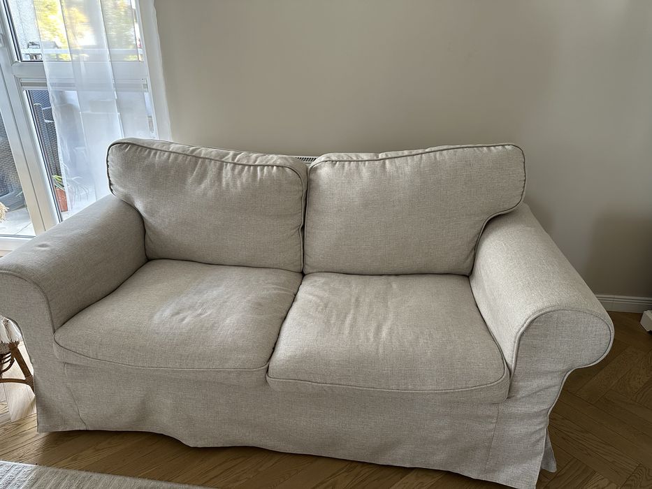 2 Kanapy Ektorp Sofa 2-osobowa Kilanda jasnobeżowy