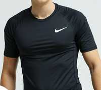 Nike Pro T-Shirt Slim roz. L kolor Niebieski