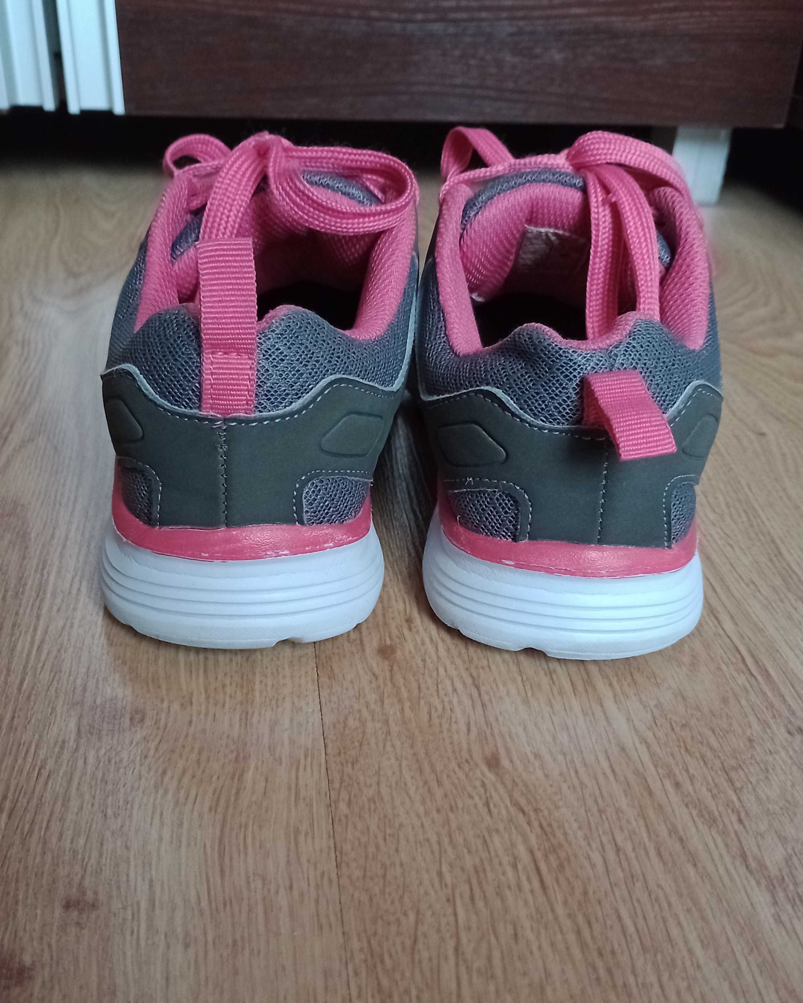 Szaro-różowe buty sportowe Slazenger