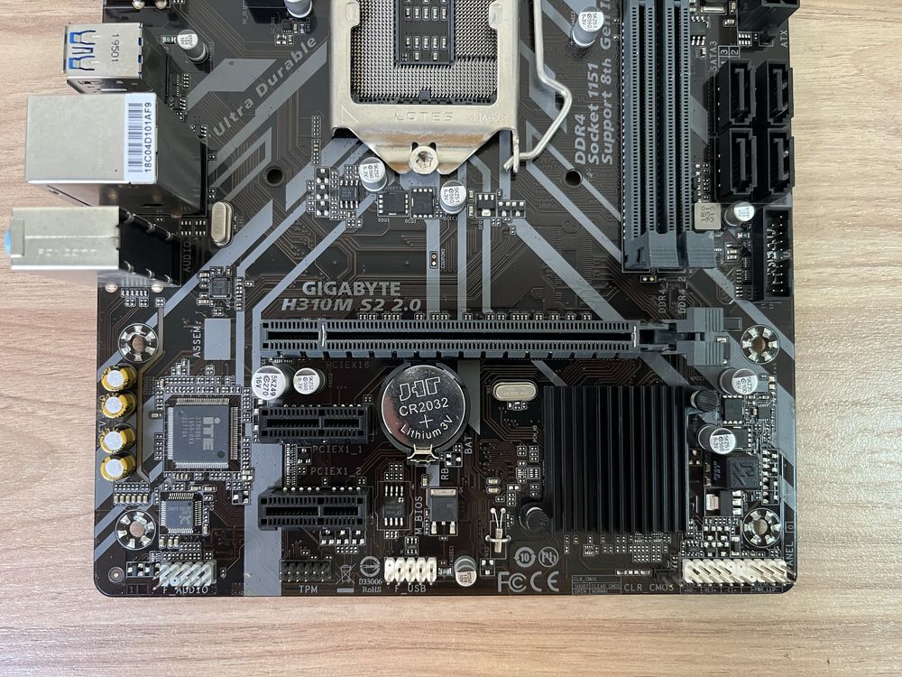 Материнская плата GIGABYTE H310M S2 2.0 s1151v2 DDR4 Core i7 Support