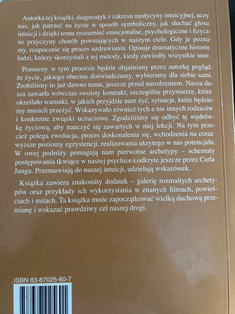 Caroline Myss Życie jako Święty Kontrakt alchemia zdrowia