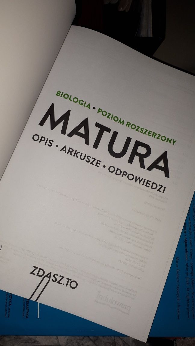 Matura biologia poziom rozszerzony