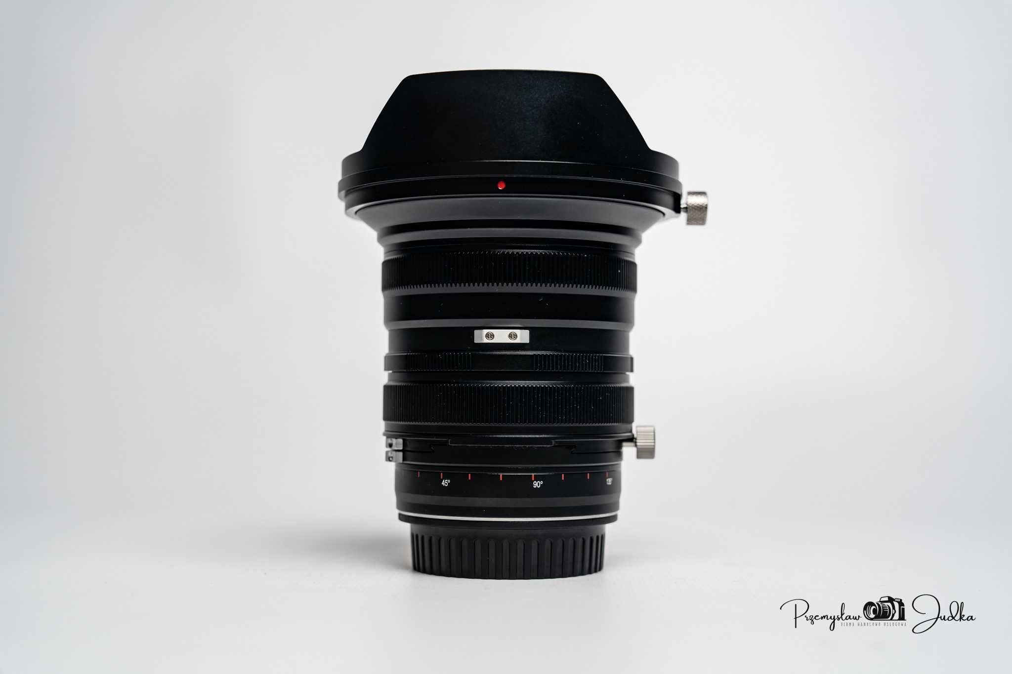 Venus Optics Laowa 20 mm f/4,0 Zero-D Shift do Canon EF igła | faktura