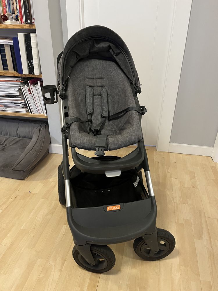 Wózek 2w1 Stokke Trailz black melange