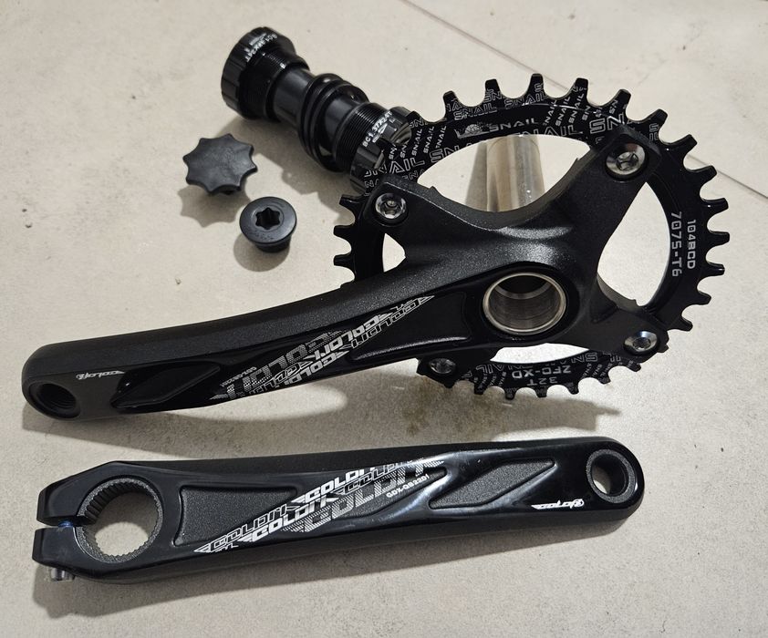 Mechanizm korbowy korba MTB goldix