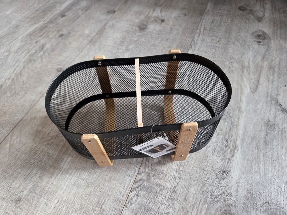 Organizer na biurko czrny/bambus nowy Smukee