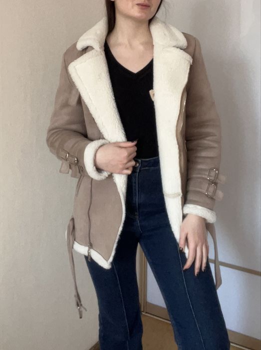 Дублянка авіатор бежева