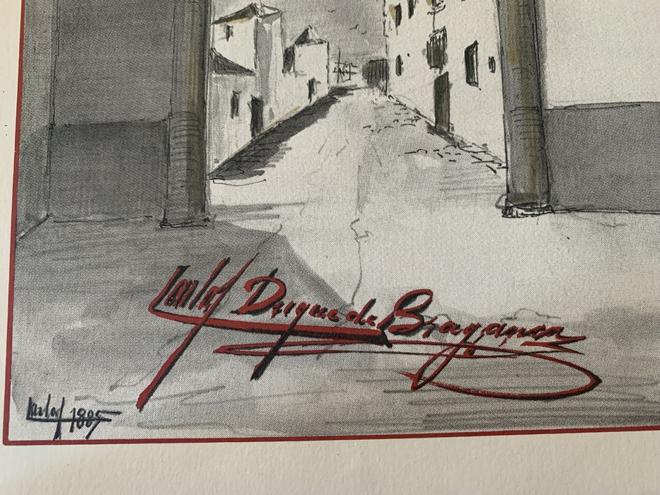 Cartaz (litografia) de D. Carlos I, Jornadas por Portugal