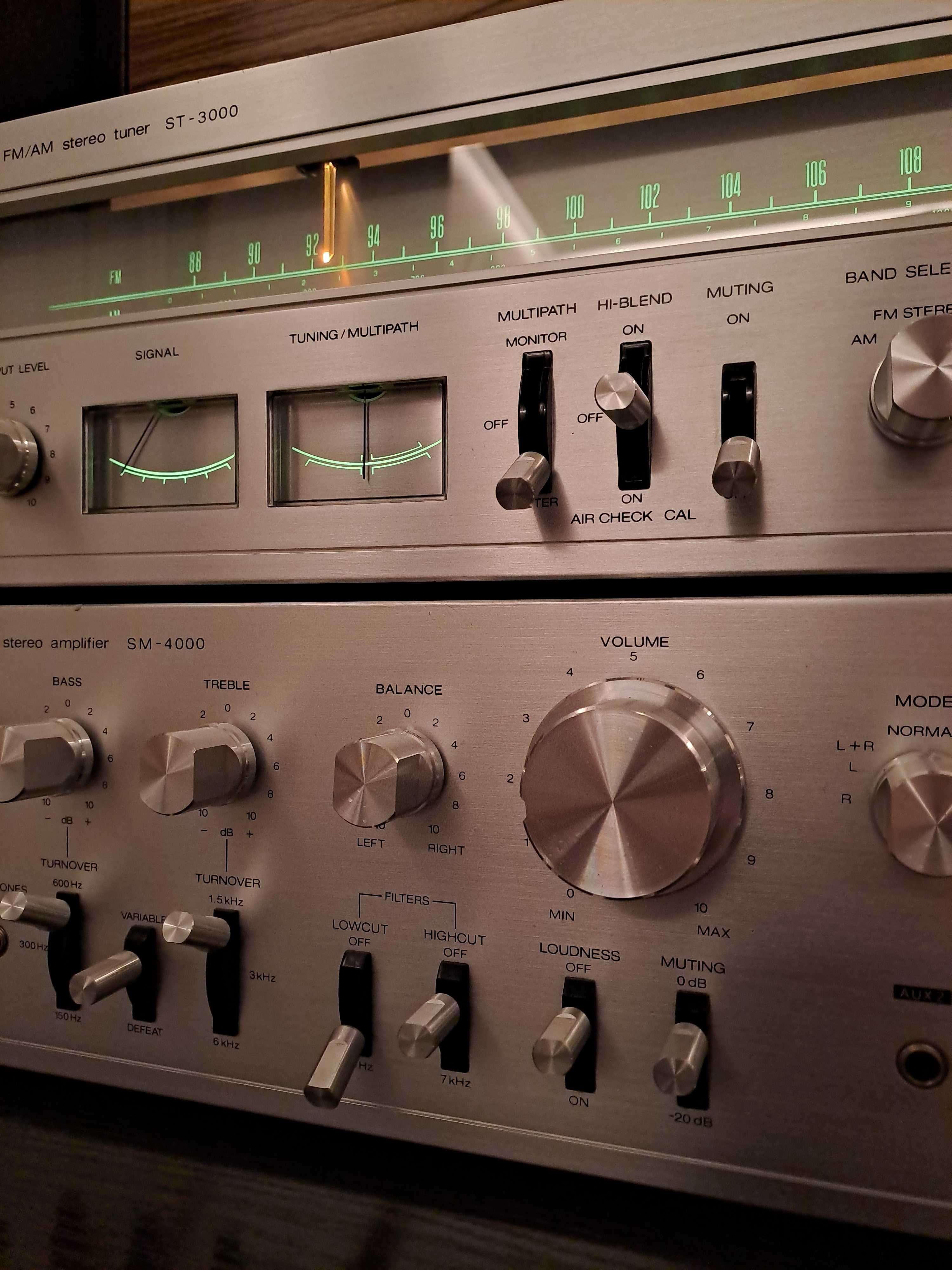 Wzmacniacz OPTONICA SM 4000 +Tuner st3000 NÓWKA Po gruntownym remoncie