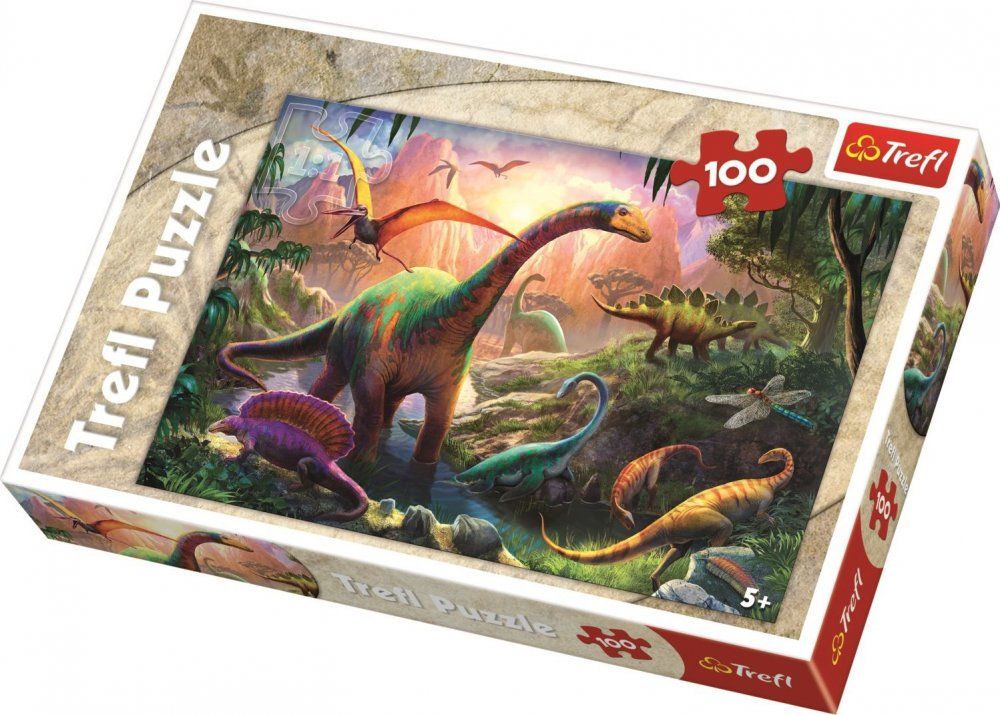 Trefl 16277 Puzzle Świat Dinozaurów