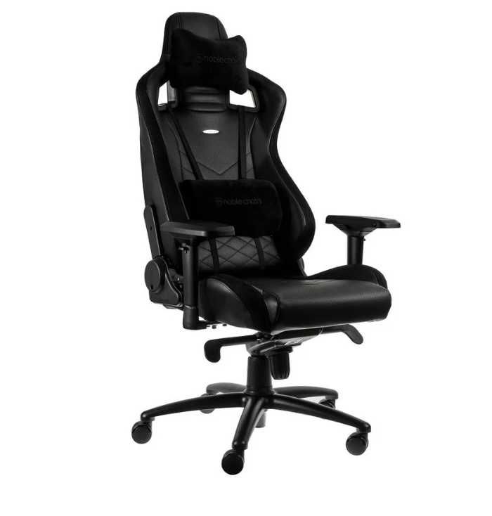 Noblechairs Epic Cadeira Gaming Acolchoada Preta - Nova