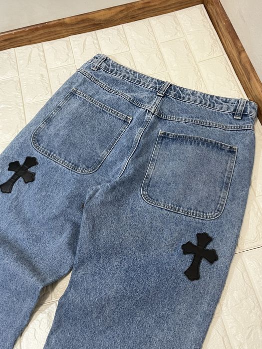 Chrome hearts type jeans хром хартс джинси y2k opium drip drill