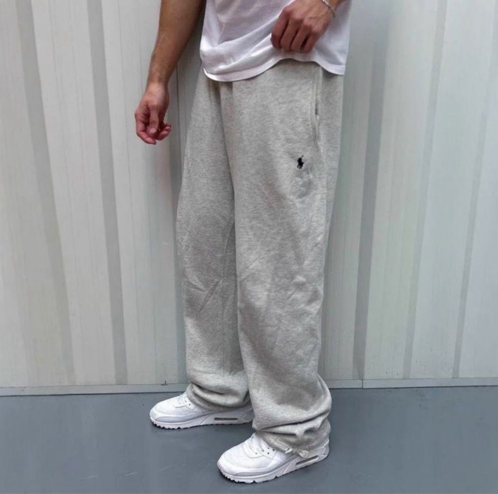 Широкі Штани Polo Ralph Lauren gray y2k streetwear oldmoney drill drip