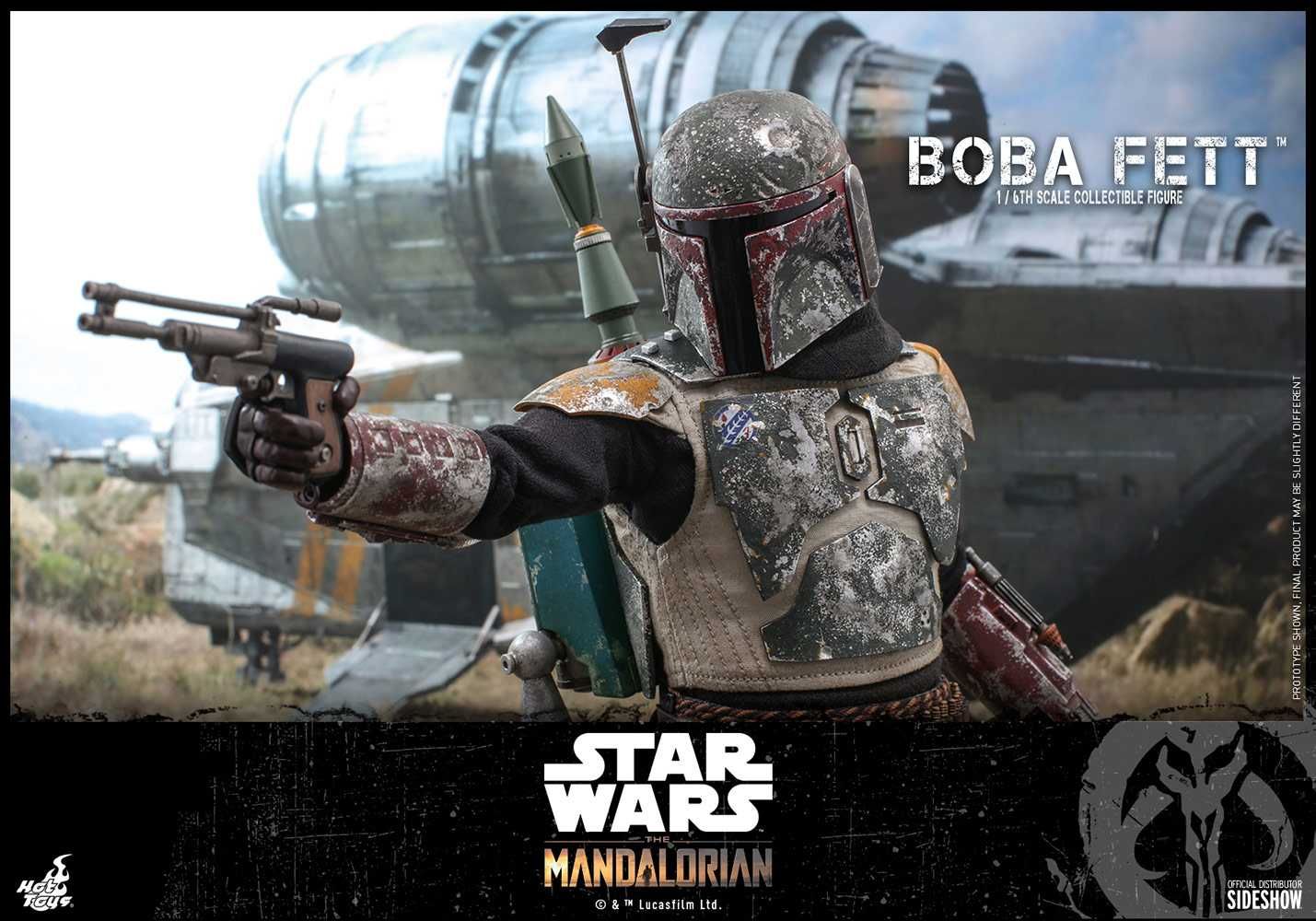 Фігурка Hot Toys 1/6 STAR WARS THE MANDALORIAN – Boba Fett, Боба Фетт