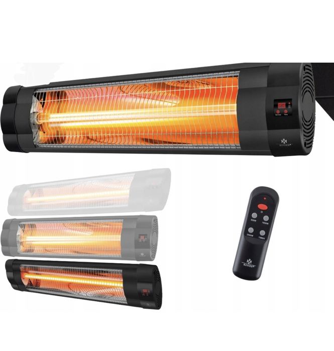 Promiennik podczerwieni o mocy 2500 W ze zdalnym sterowaniem KESSER