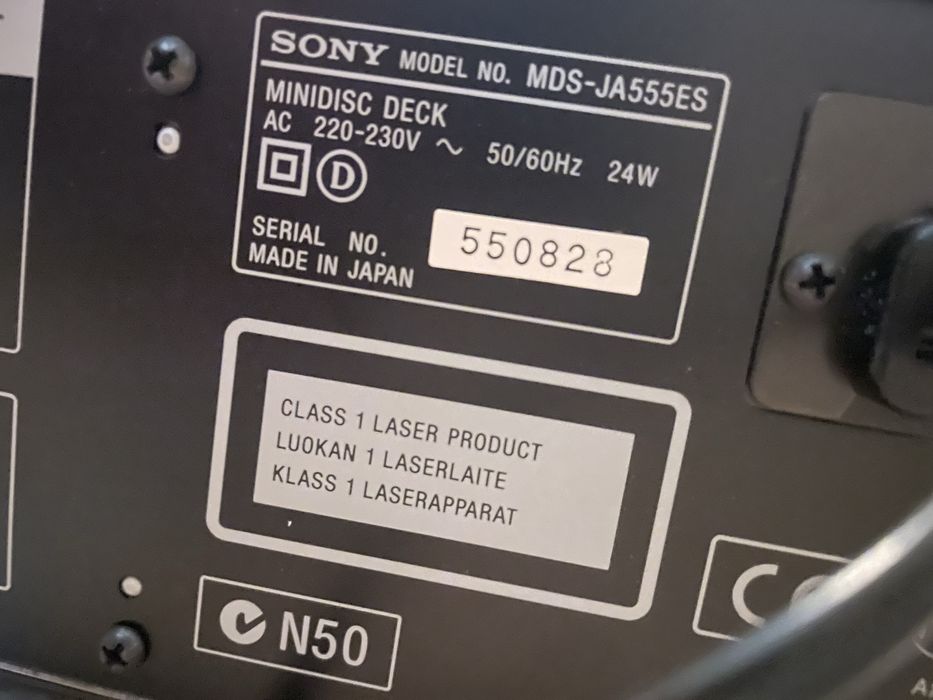 Sony MDS JA-555ES stan igła