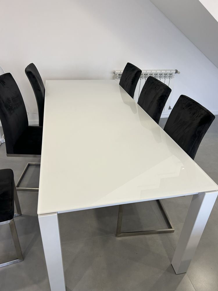 Mesa de Jantar de vidro