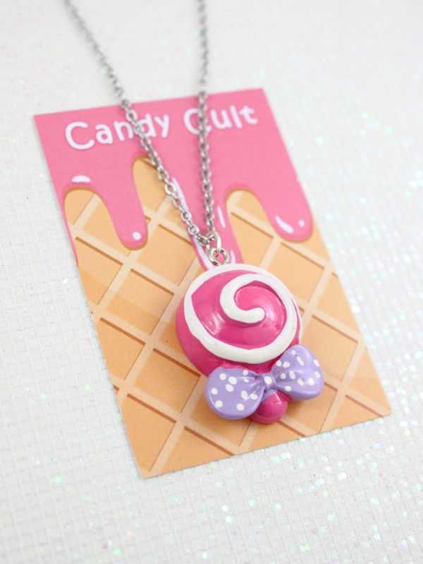 Candy Cult wisiorek lizak kawaii harajuku CC52