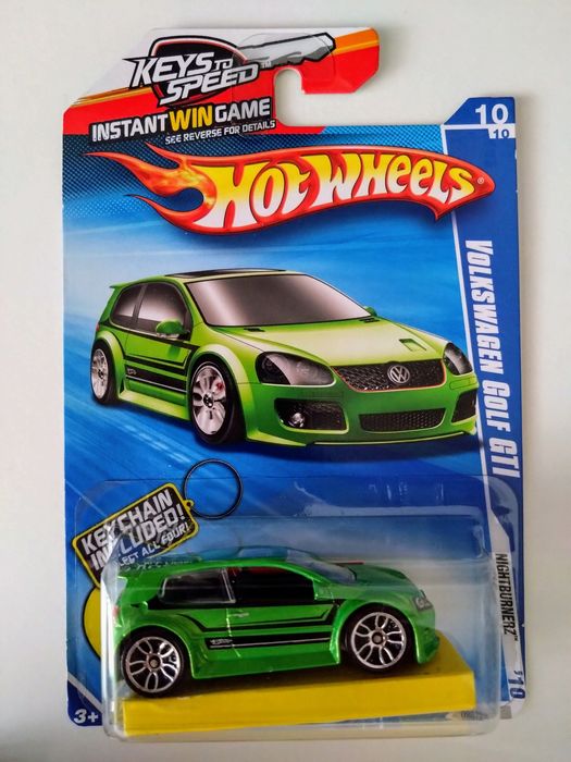 Hot Wheels Volkswagen Golf GTI Kaychain - model 2010 / PROTEKTOR
