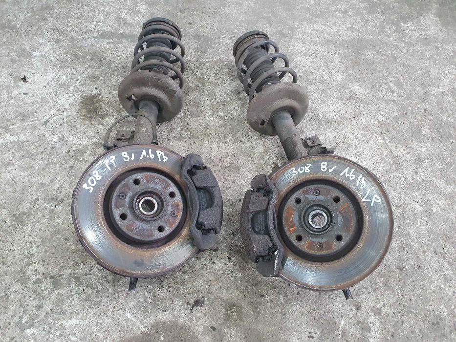 Amortyzator zwrotnica piasta zacisk przód Peugeot 308 T7 1.6 120km