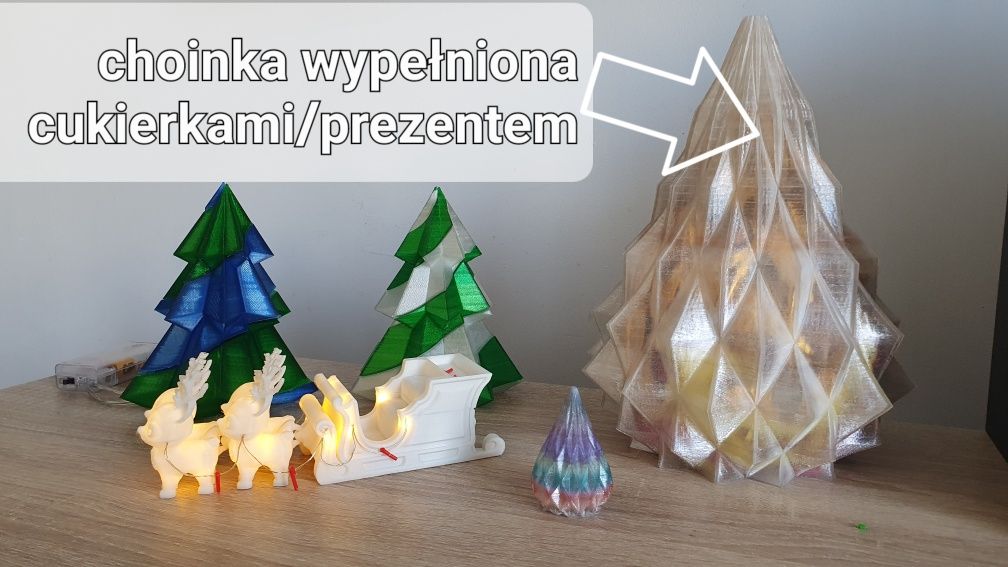 Wydruk 3D choinka
