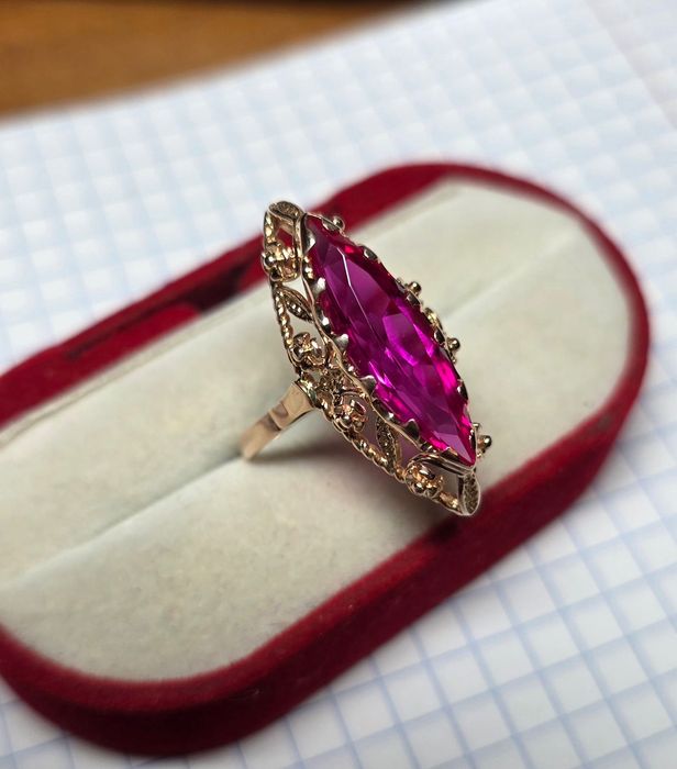 Золотий перстень, кольцо, каблучка часів СРСР, 583 проба