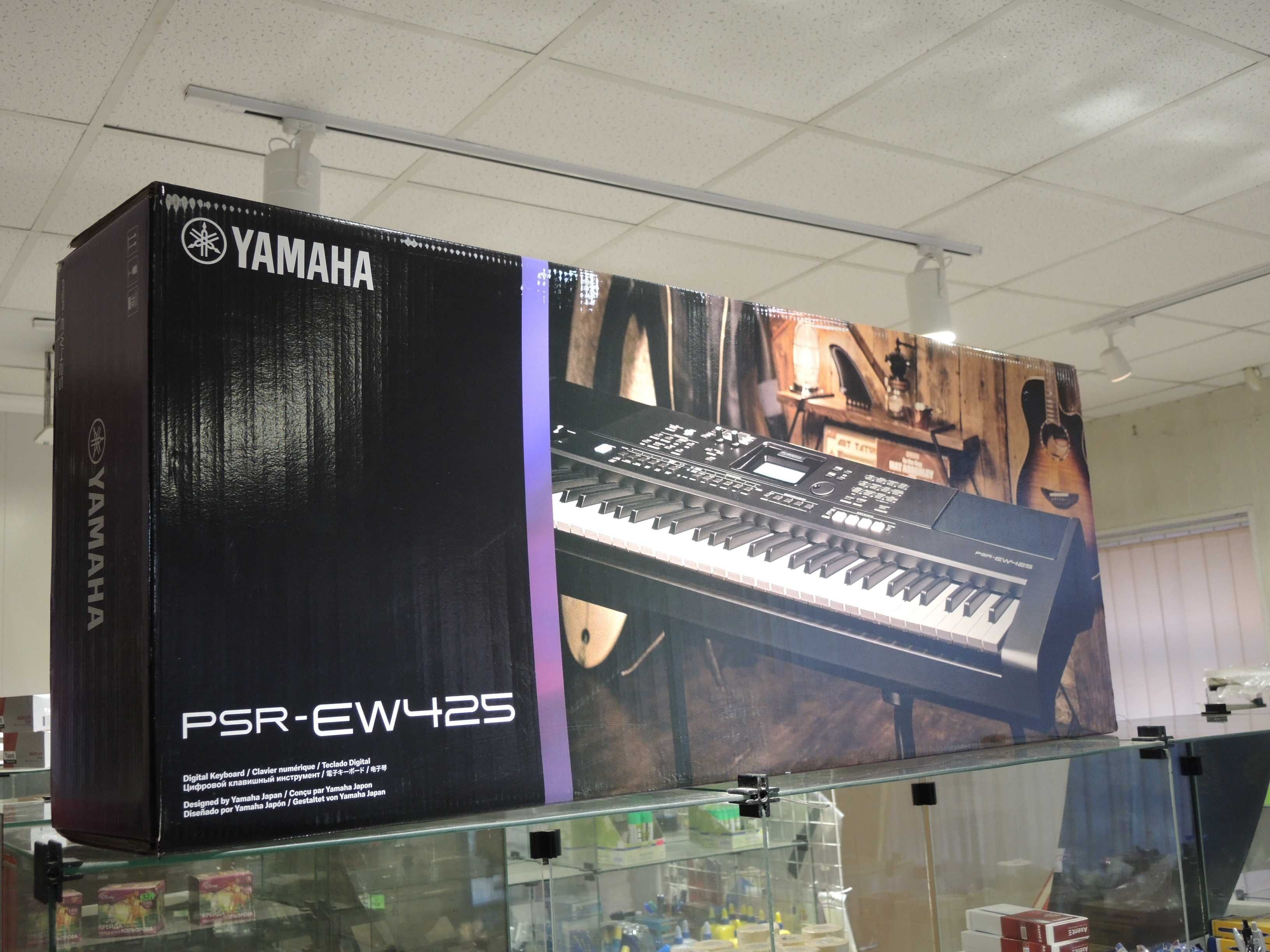 Синтезатор YAMAHA PSR EW-425, 76 клавиш, новый, Индия