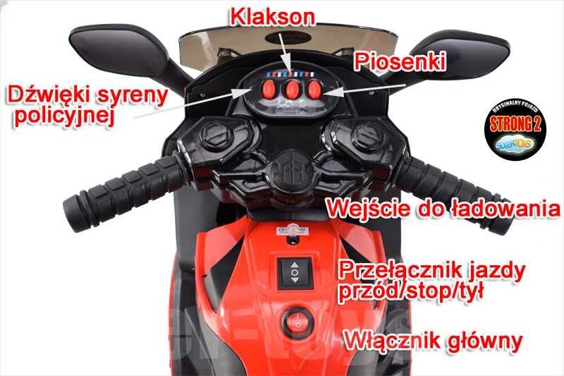 Motor na akumulator HIT , Zdejmowane kółka boczne ,auto na akumulator