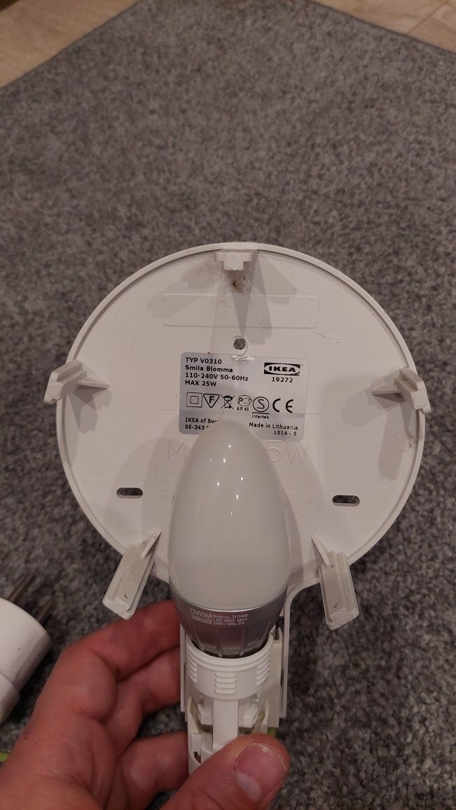 Lampka kwiatek ikea