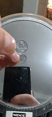 Moneta Prl-u  5groszy z 1965r skrętkę