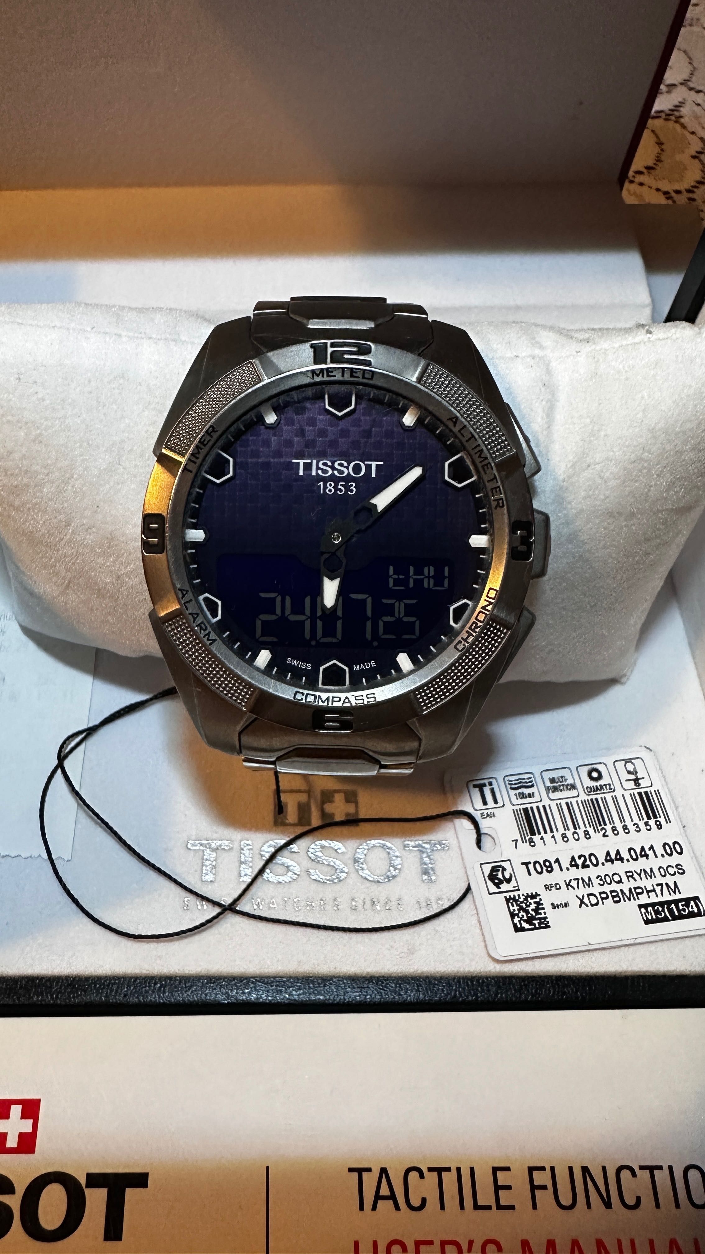 Zegarek TISSOT T-Touch Expert Solar Titanium T091.420.44.041.00