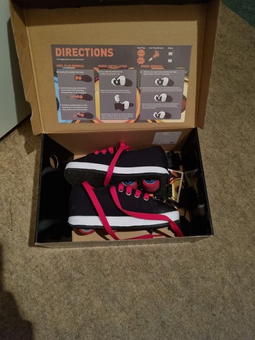 Ténis Sapatilhas Patins Heelys + Patins + Proteções