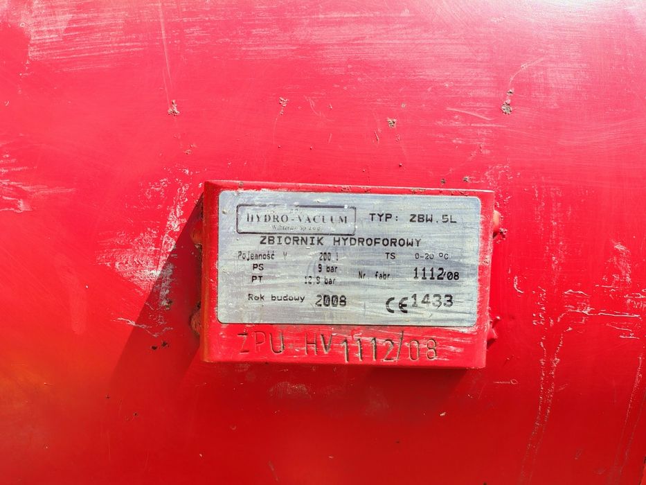 Hydrofor Hydro vacum plus zbiornik 200L