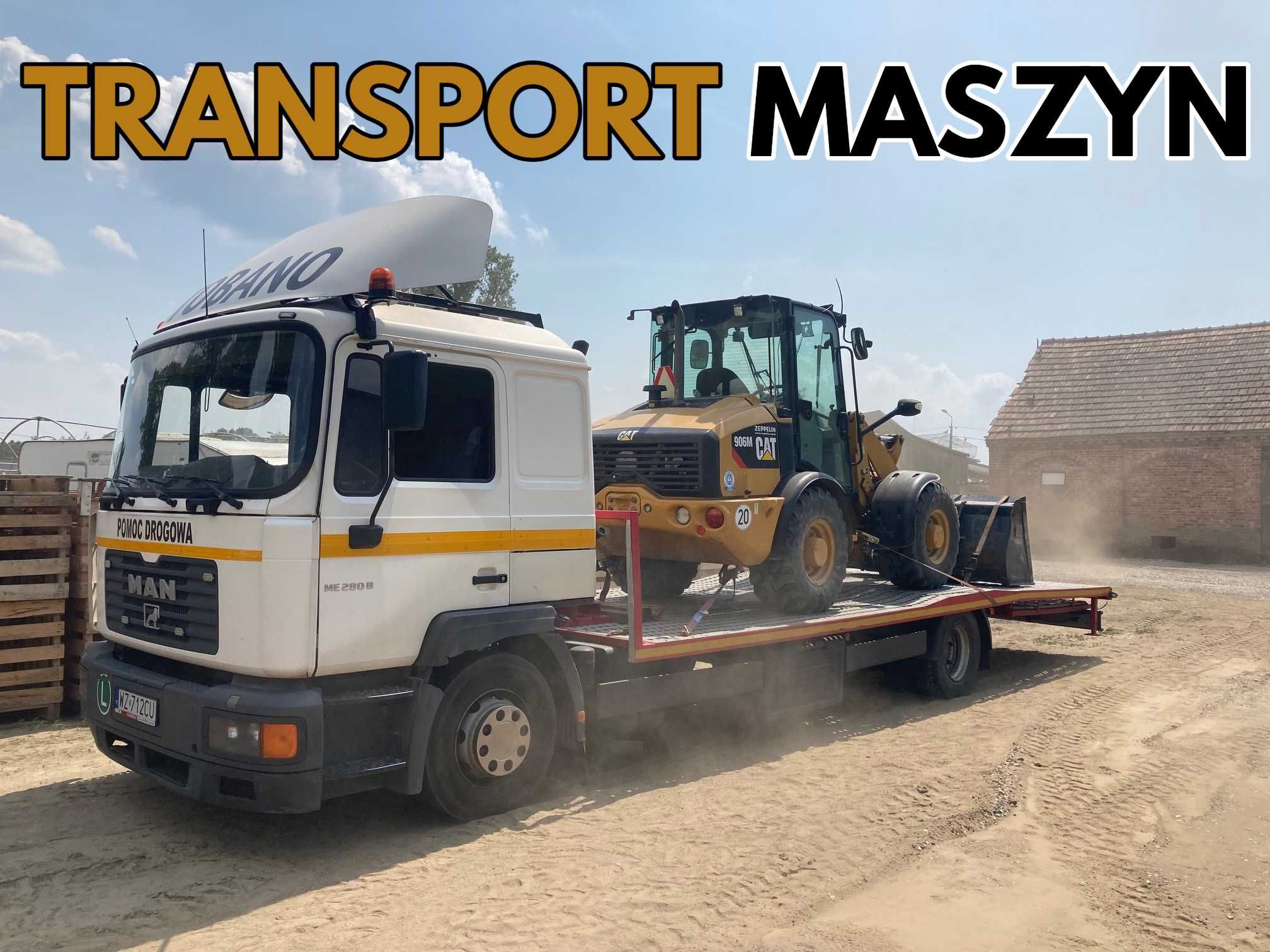 Transport maszyn budowlanych rolniczych itp - Laweta 3t 4t 5t 6t 7t 8t