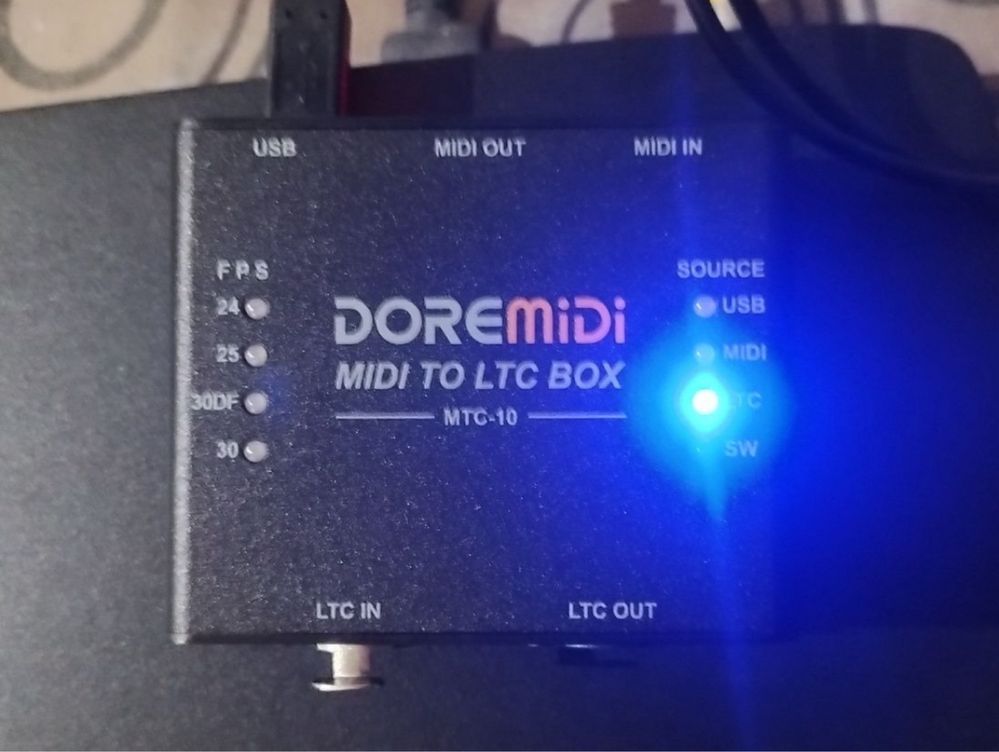 Box DOREMIDI de conversão MIDI para ITC