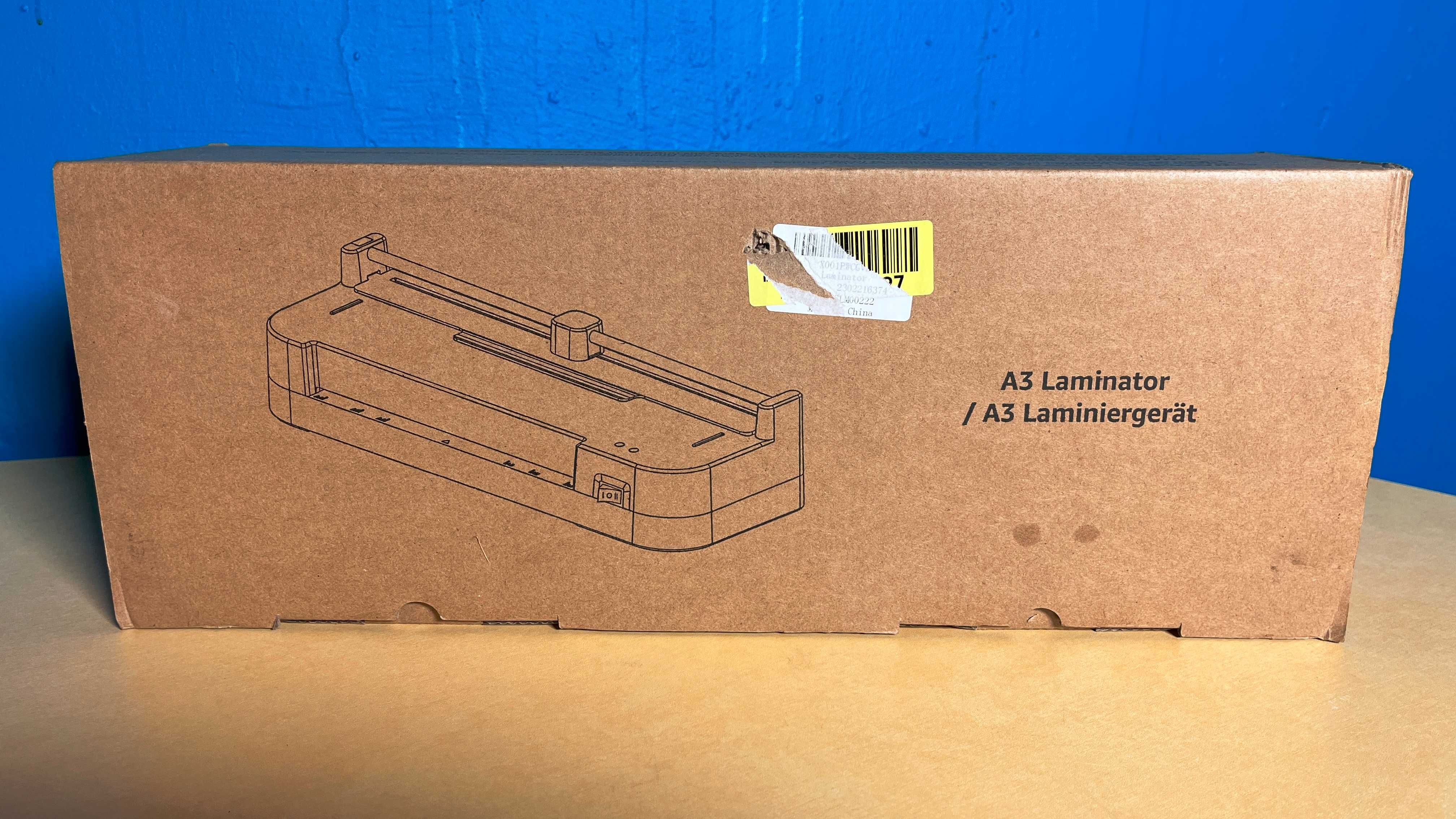 Laminator biurkowy, termiczny laminator A3, 320 mm/min, 3-w-1 400W