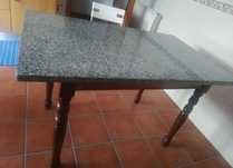 Mesa cozinha c pedra mármore