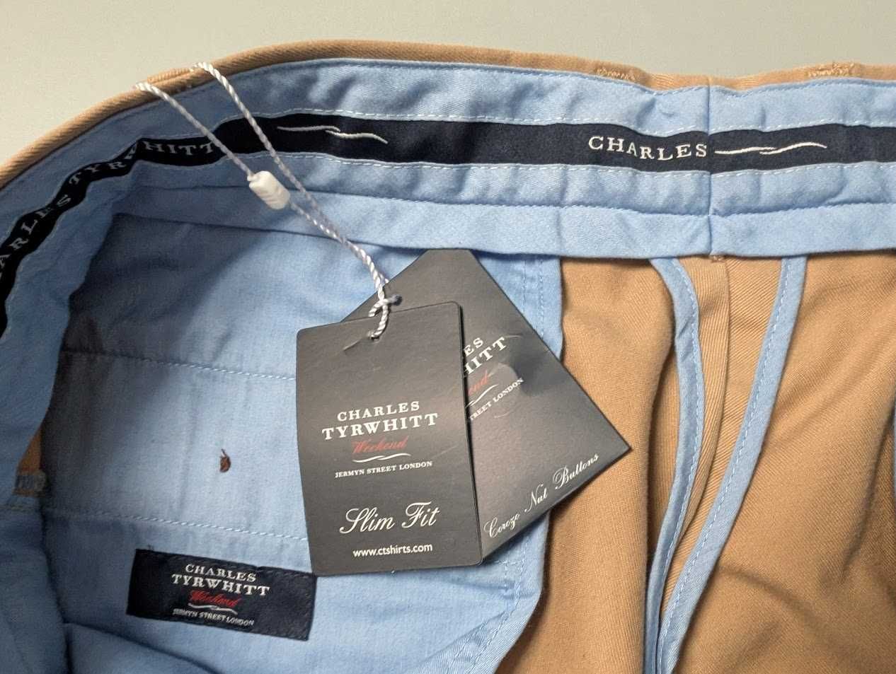 Чоловічі брюки-флети CHARLES TYRWHITT Weekend, Англія  W40/L29 наш 54