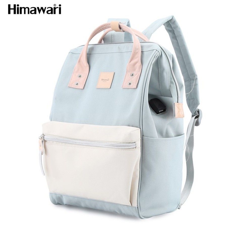 stylowy plecak szkolny pastelowy błękit - himawari